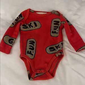 Baby Ski Fun 6M bodysuit